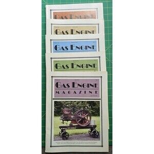Vintage Gas Engine Magazine from 2001 Jan- May (Hit & Miss & Tractors)